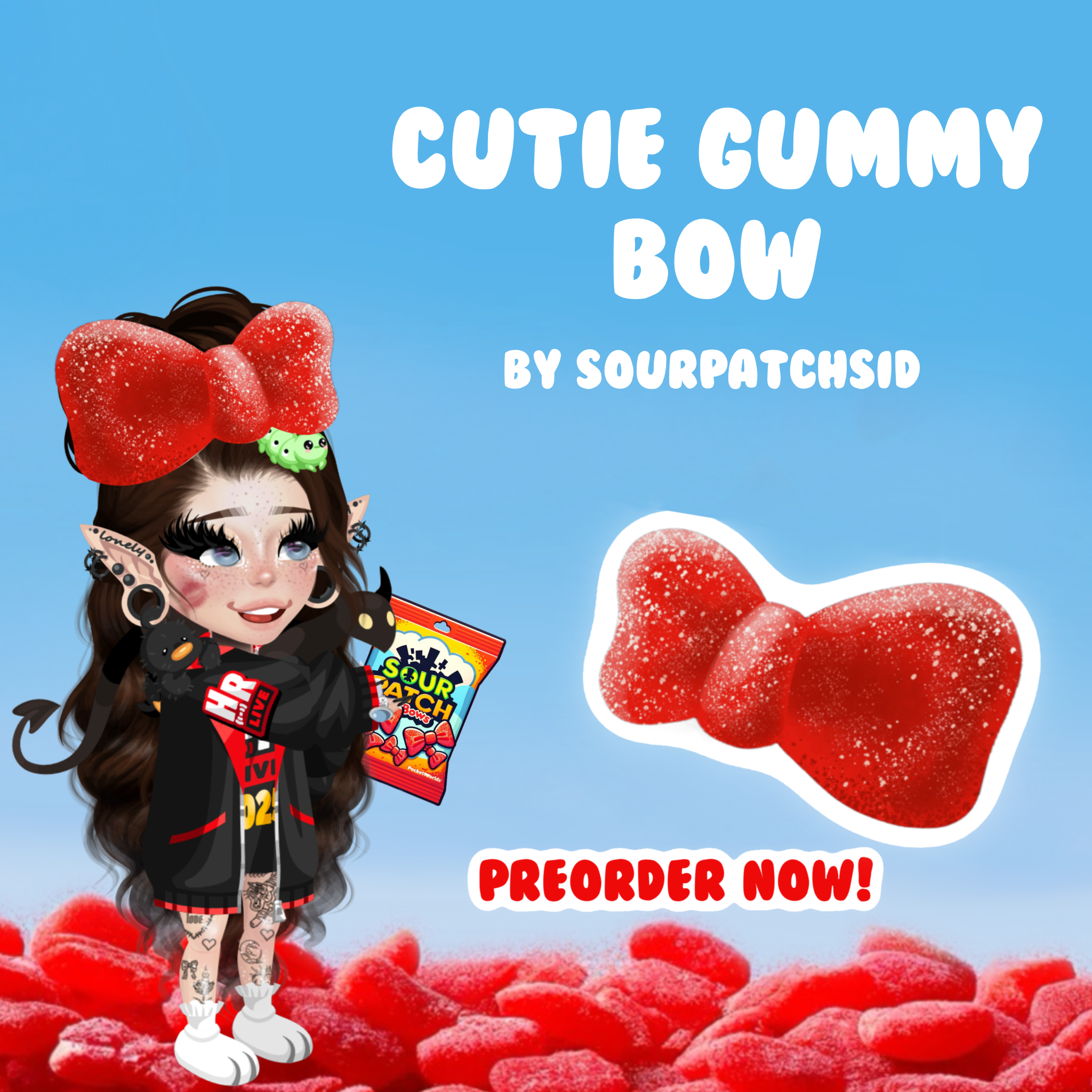 Cutie Gummy Bow