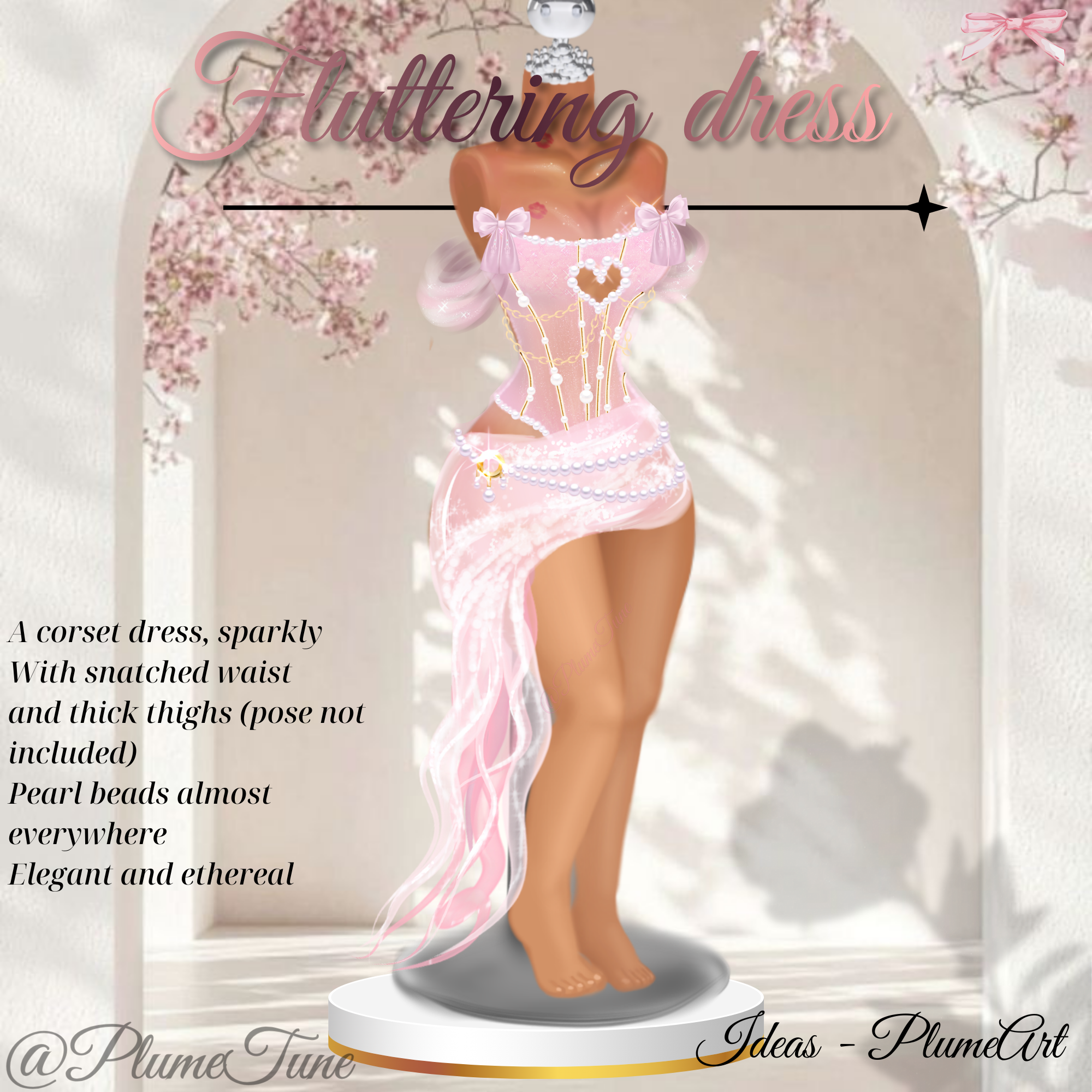 Fluttering dress