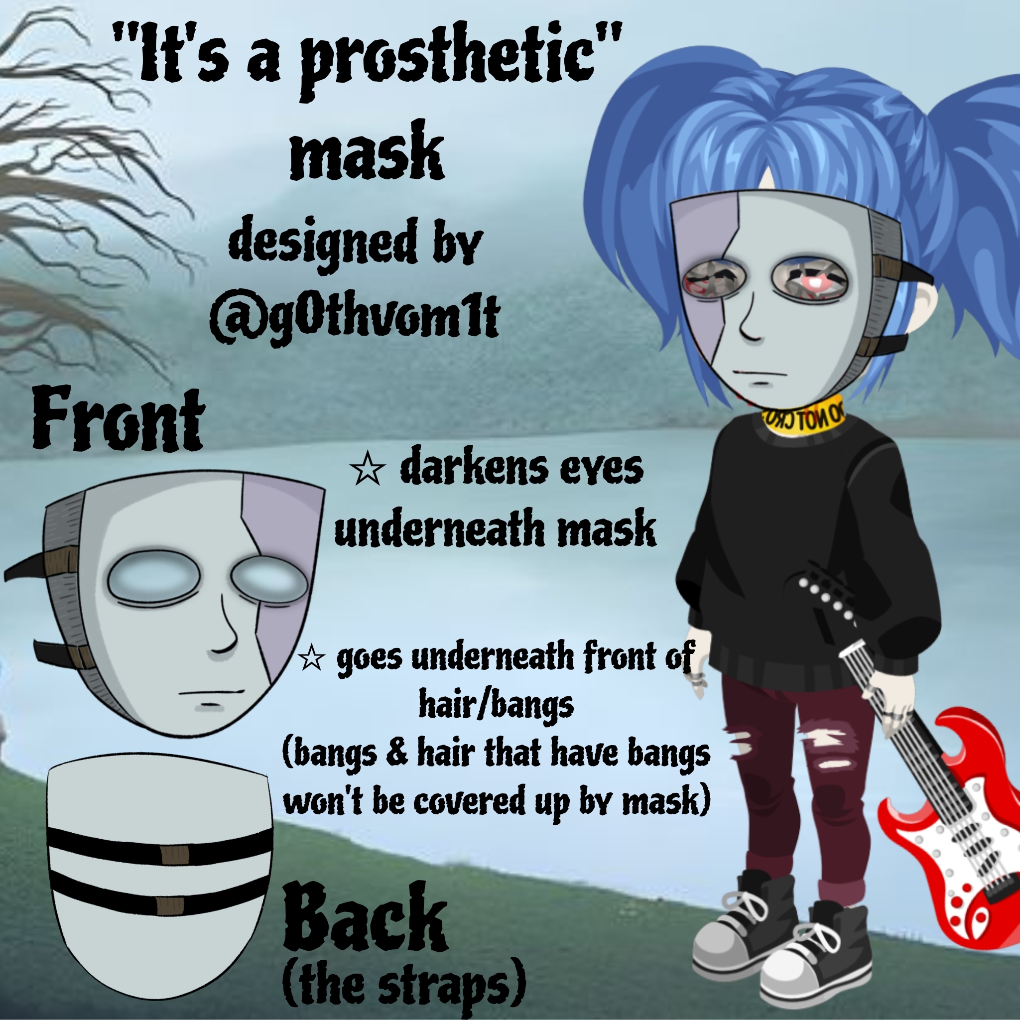 Its a prosthetic mask • Highrise
