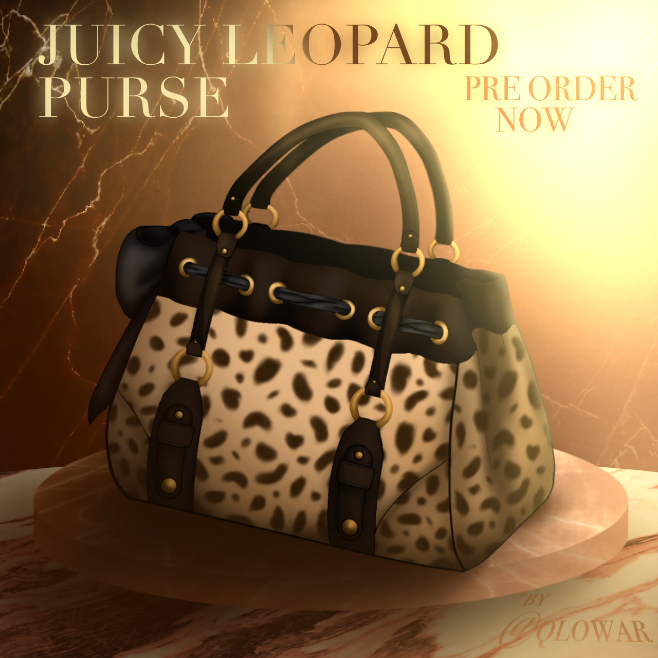 Juicy Leopard Purse