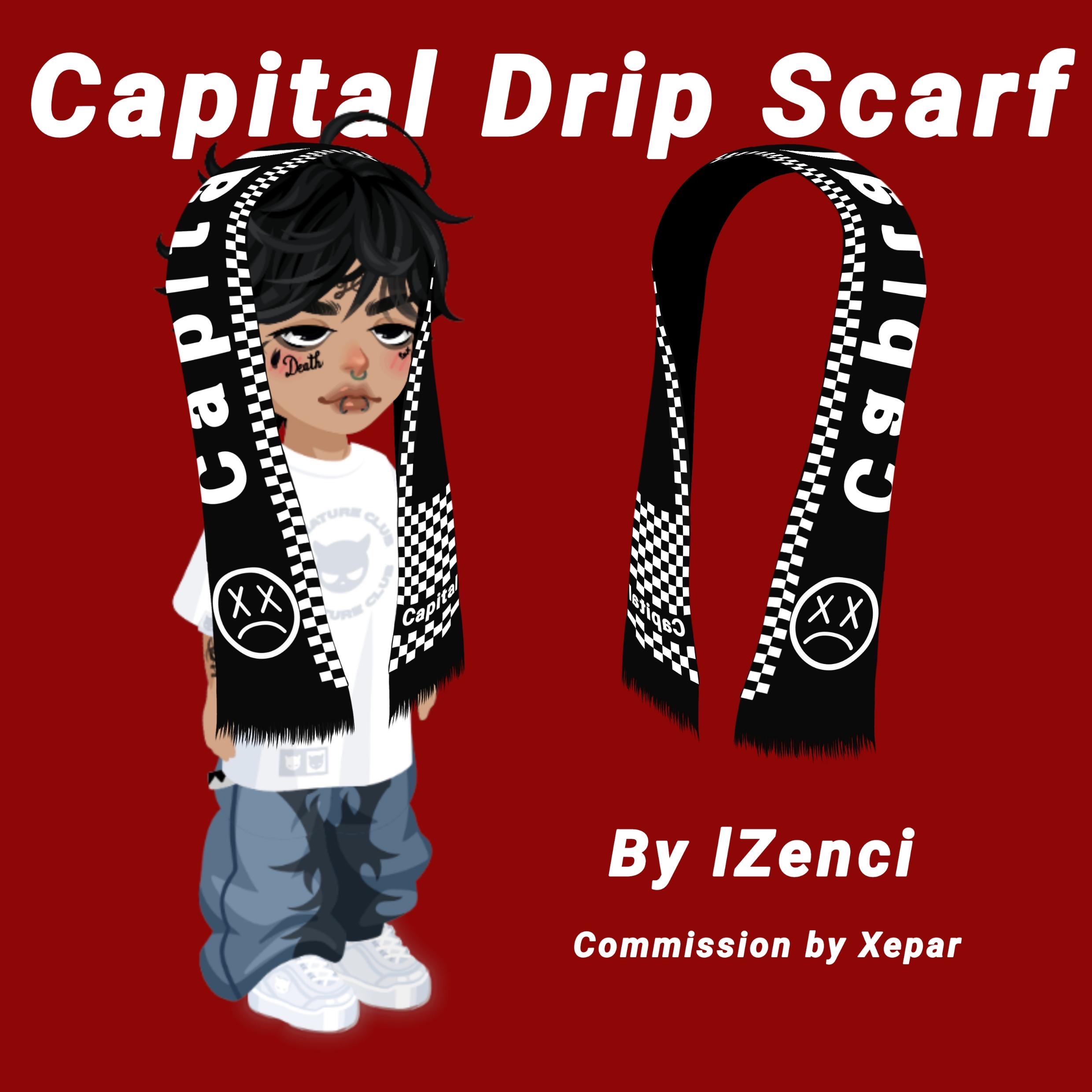 Capital Drip Scarf