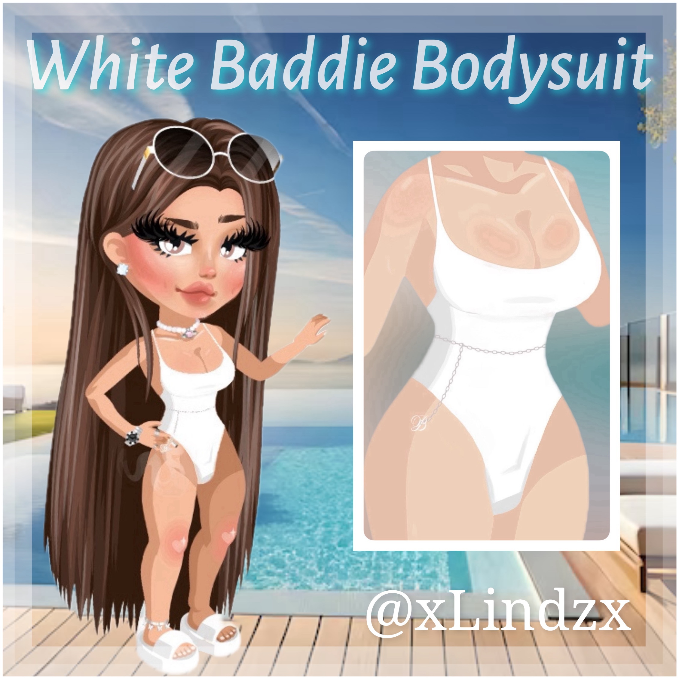 White Baddie Bodysuit
