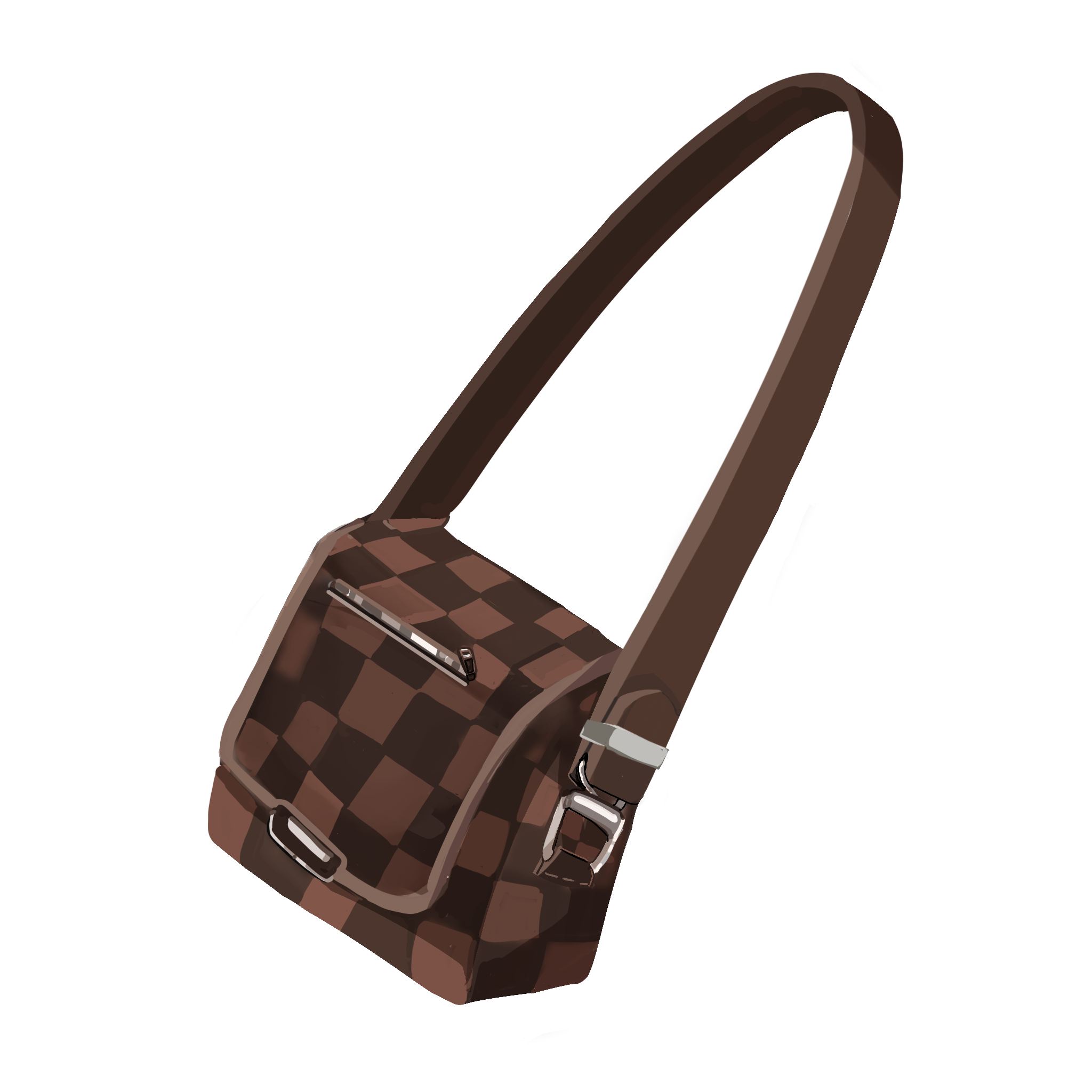 CheckeredMessengerBag