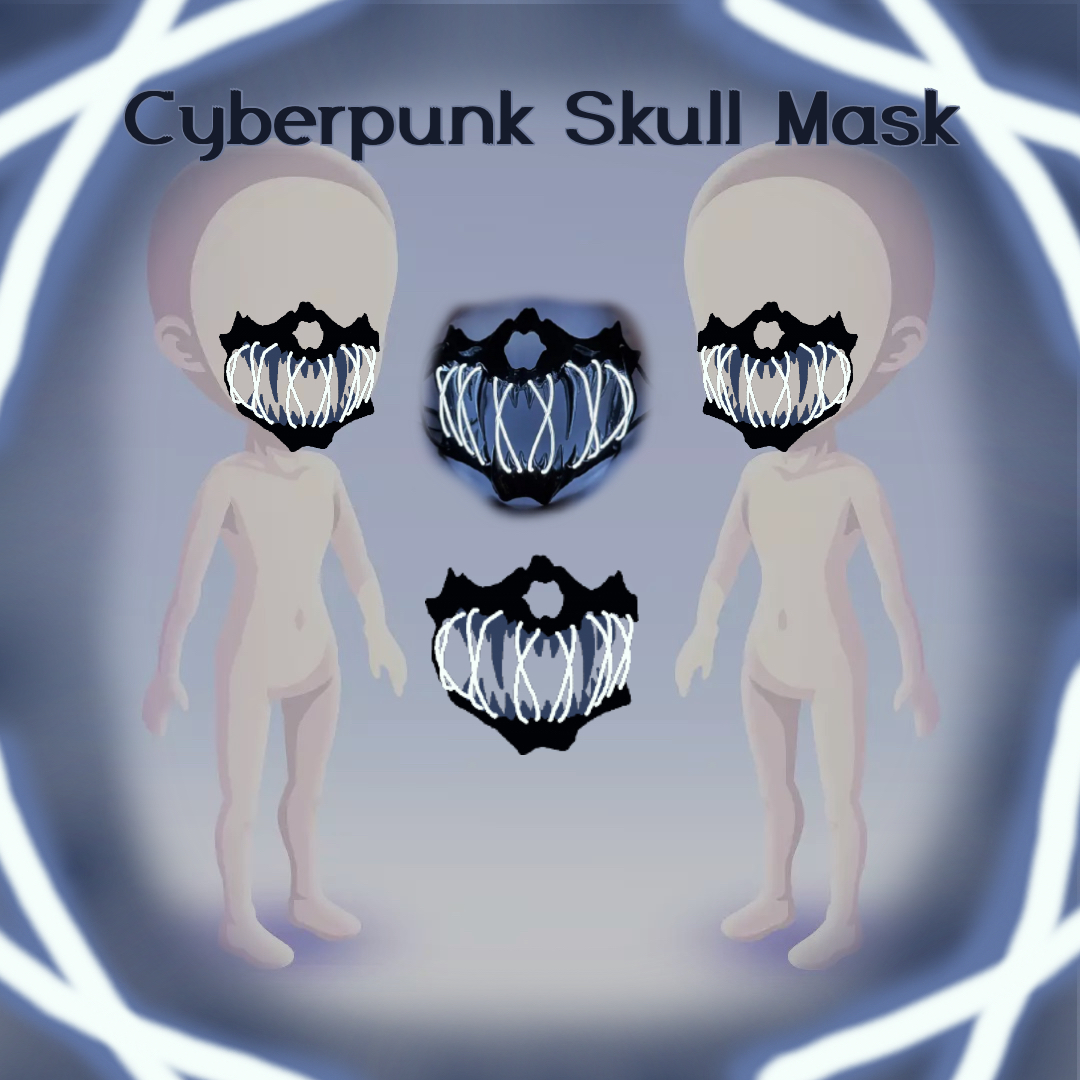 Cyberpunk Skull Mask