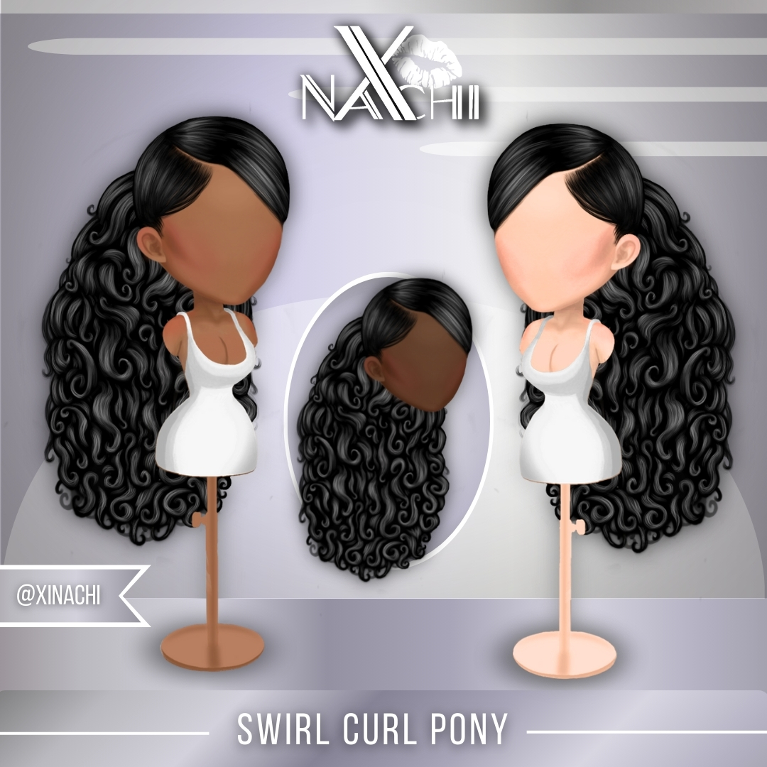 Swirl Curl Pony
